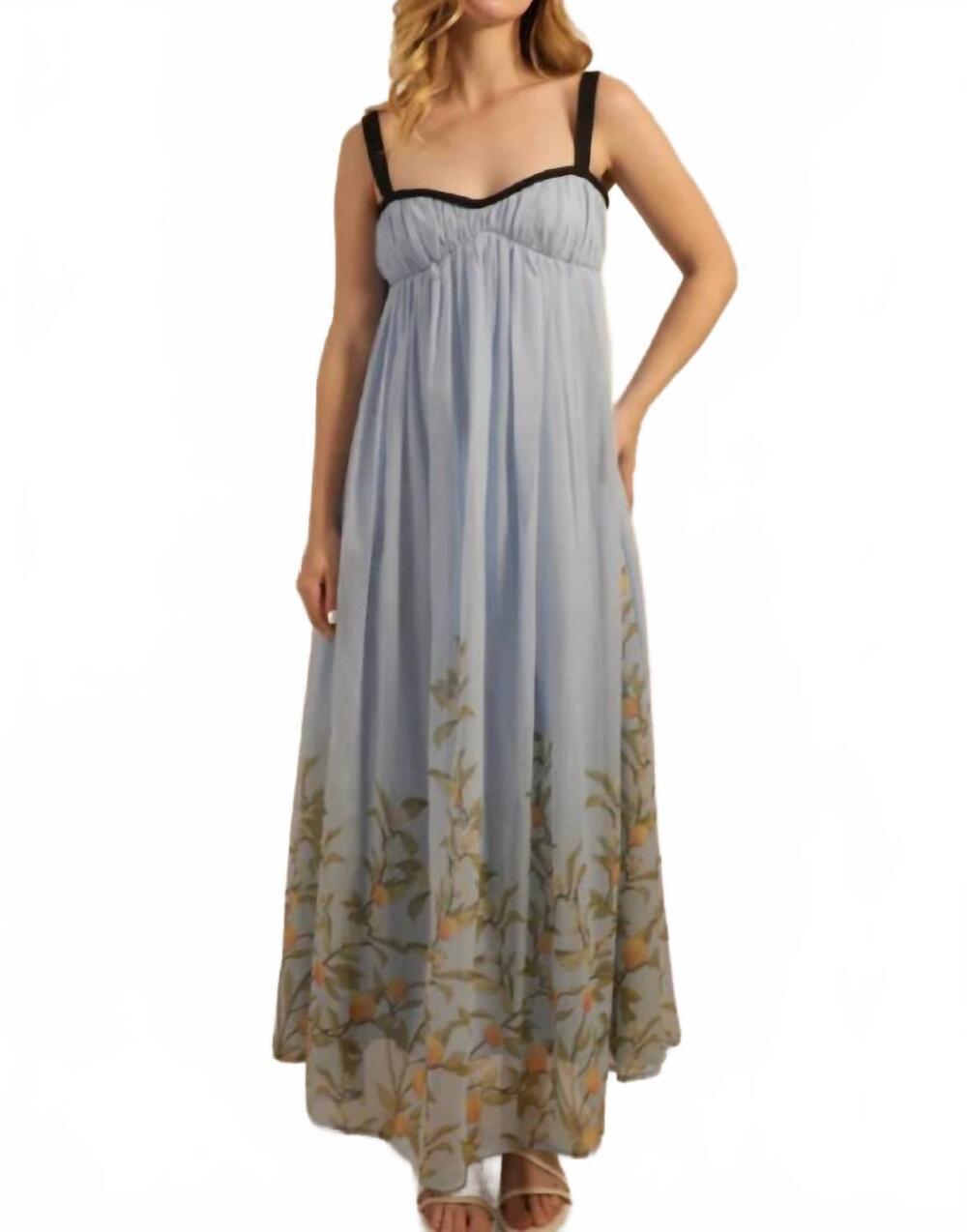 NEW KLEID jade maxi dress in blue